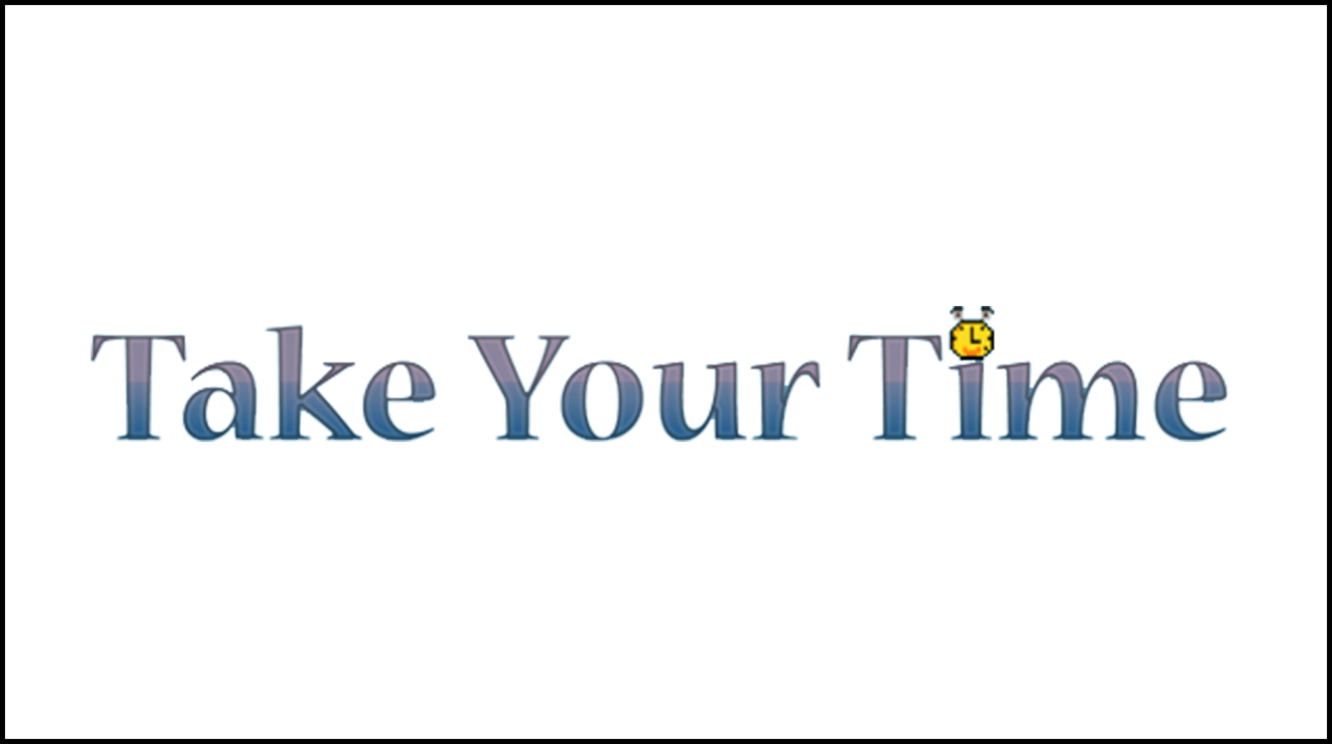 Take Your Time Logo